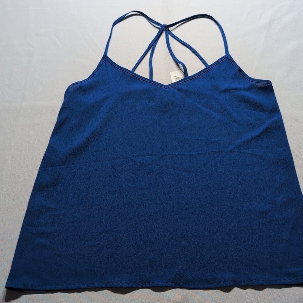 Abercrombie and Fitch Royal Blue top with spaghetti straps, 100% polyester